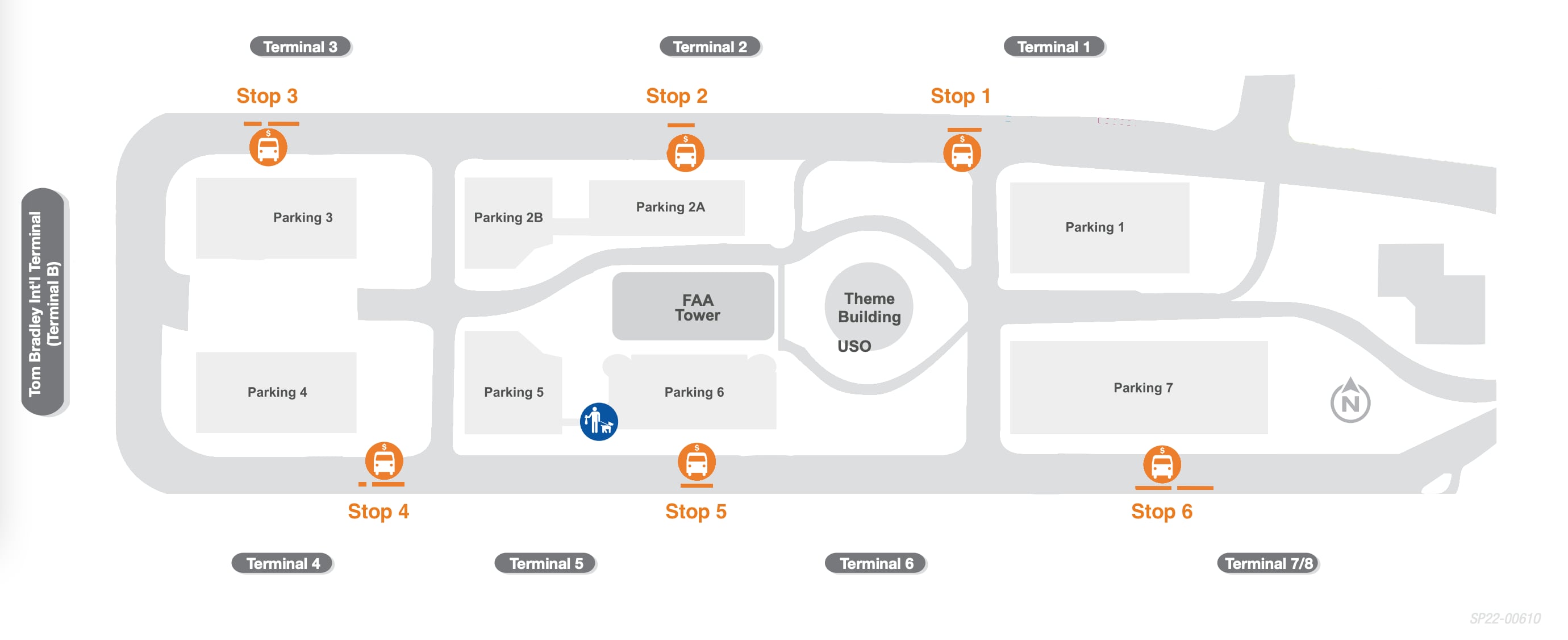 lax ground map